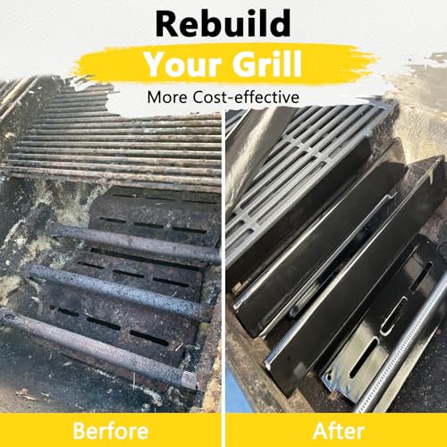 Hipoilk Grill Parts for Weber Genesis 300 Series Grills with Front Control Knob, Genesis E310 E320 E330 S310 S320 S330, 7620 Flavorizer Bars 65505 Heat Deflectors and 62752 Burner Tubes by Hipoilk - Used condition - Image 7