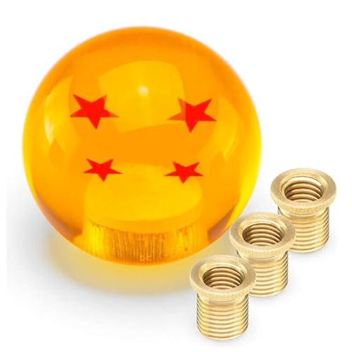 JONJEA Dragon Ball Shift Knob for JDM Car Shift Knob for Automatic Transmission Vehicles with 4 5 6 Speed Shifter knob, Fit for Acura Honda Infiniti Lexus Mazda Mitsubishi Nissan Scion Subaru Toyota