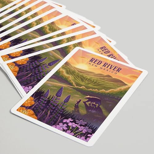Baraja de Poker Lantern Press 52 Cartas Papel miniatura 5