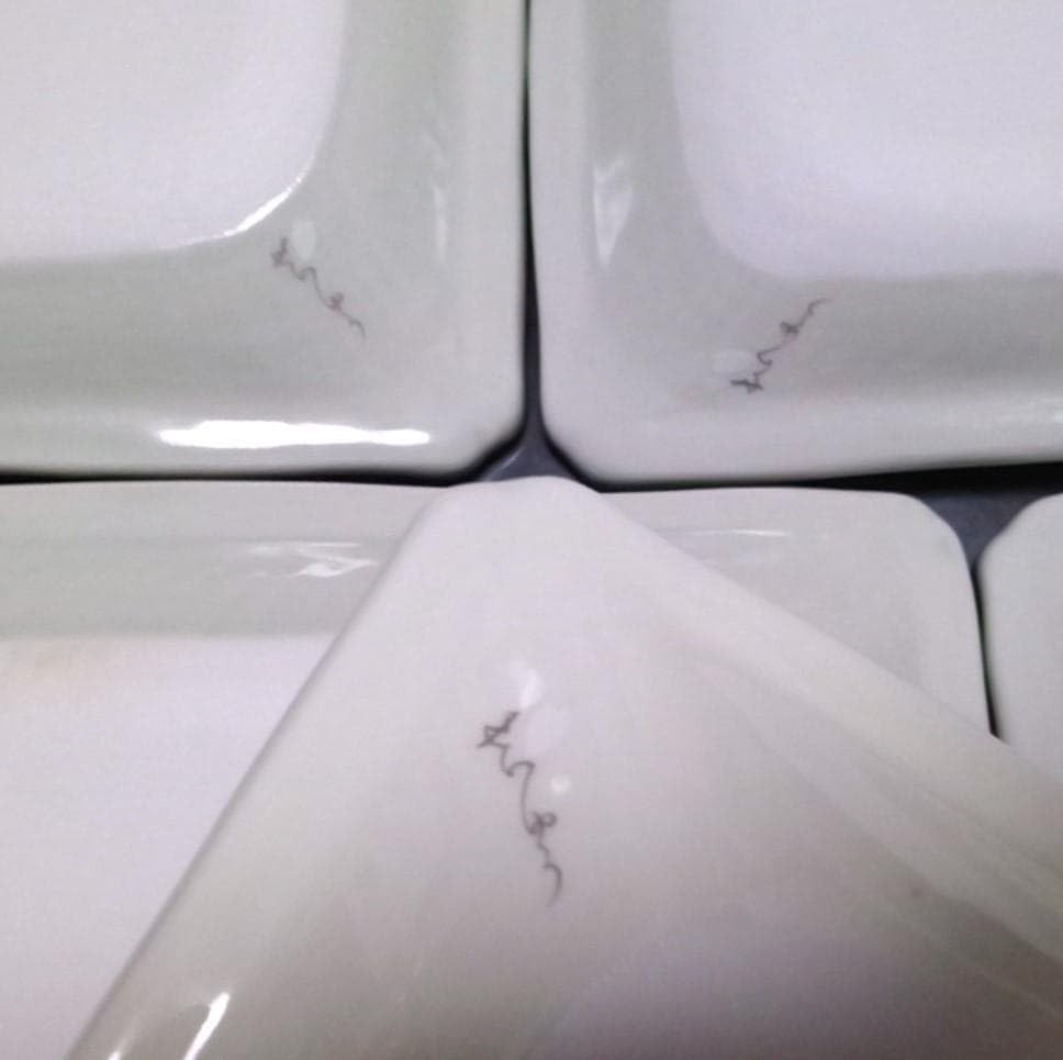 箱入5点 有田焼 清秀 長皿揃 長角皿