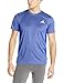 adidas Performance Men's Climacore Shorts-Sleeve Tee, Large, Collegiate Royal/Collegiate Royal