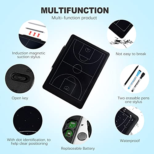 Electronic Basketball Coach Board - Lcd Soccer Tactical Coaching Board With Stylus Pen For Football Coach Marker Training Writing Tablet（Lq01） #TOP2