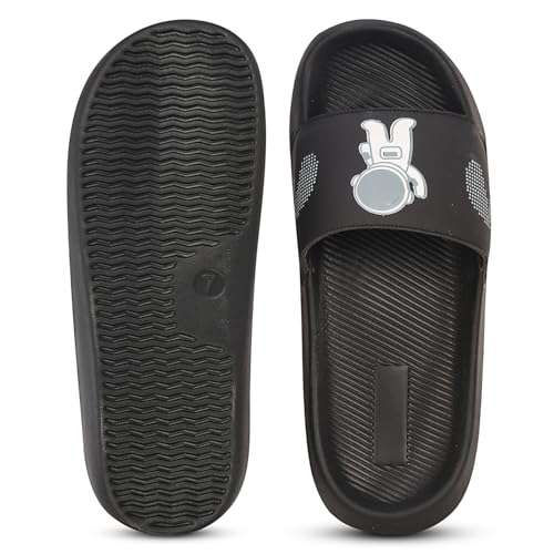 Image of PERY-PAO Sliders for Men | Lightweight EVA Sole & Comfortable Slippers | Flip-Flops & Chappals for Everyday Use