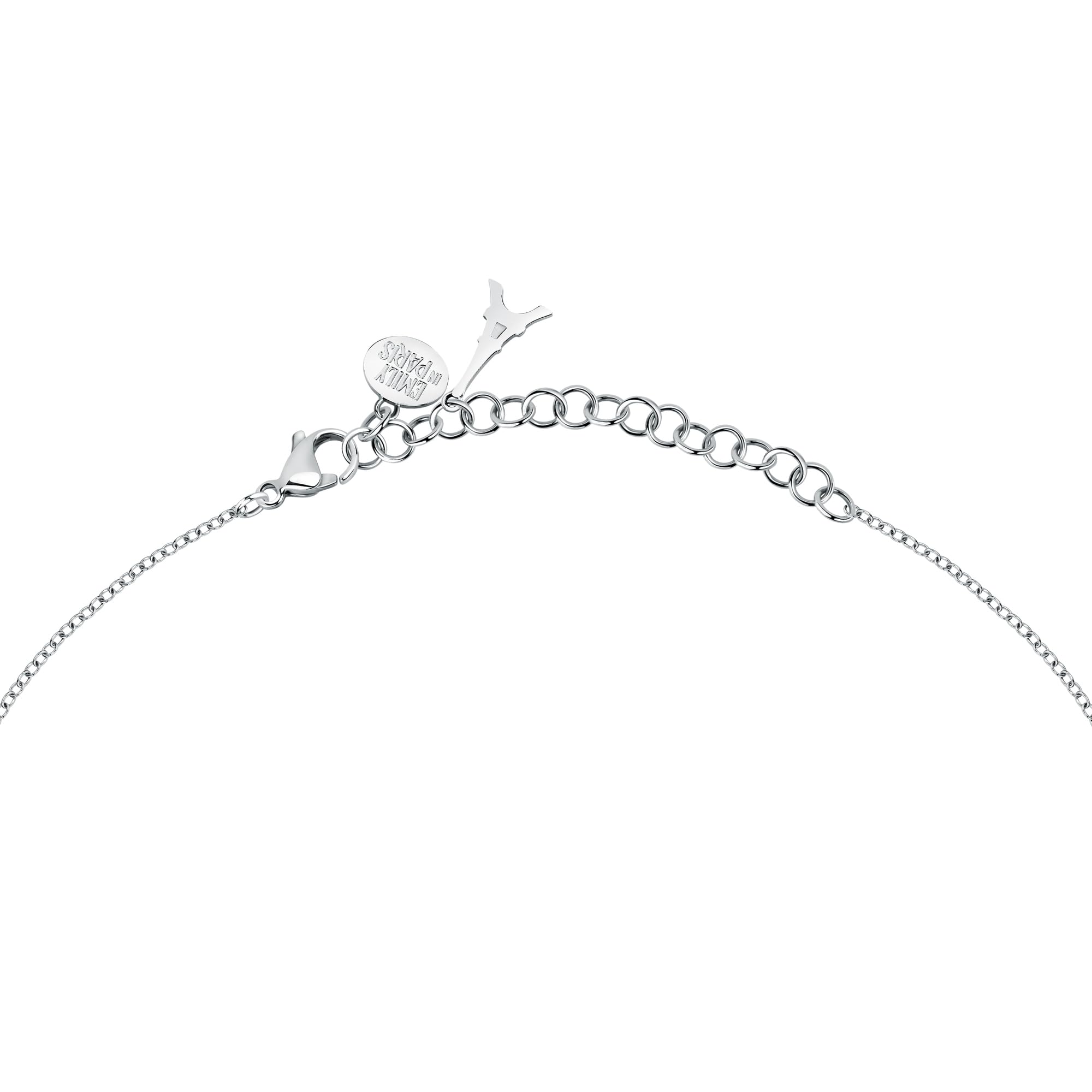 Morellato Collana Donna in Acciaio con Cuore, Regalo Amica, Collezione TALISMANI Emily in Paris