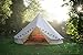 Outdoor Luxury Glamping Bell Tents for Boutique Camping and Occasional Family Camping Trips and Festivals and Human shelter for inhabiting or Leisure(Dia. 5meters)