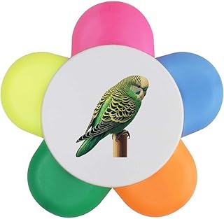 Azeeda 'Green Budgerigar' Flower Shape Highli...