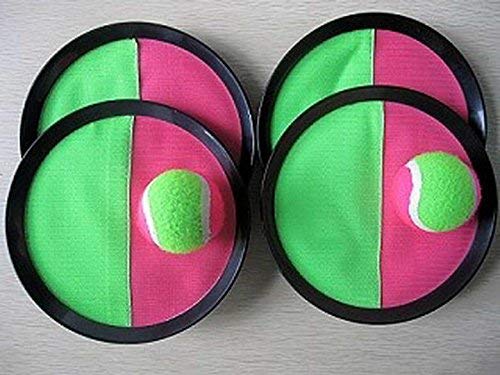 Bandito Jeu de 4 disques de pêche et 2 Boules Velcro (env. 63 mm de diamètre).