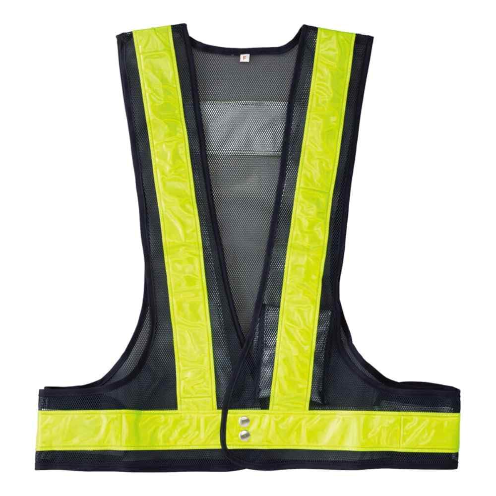 緑十字　LED安全ベスト　赤LED 紺メッシュ白反射材 Amazon | 緑十字 LED安全ベスト 紺メッシュ地／赤LED