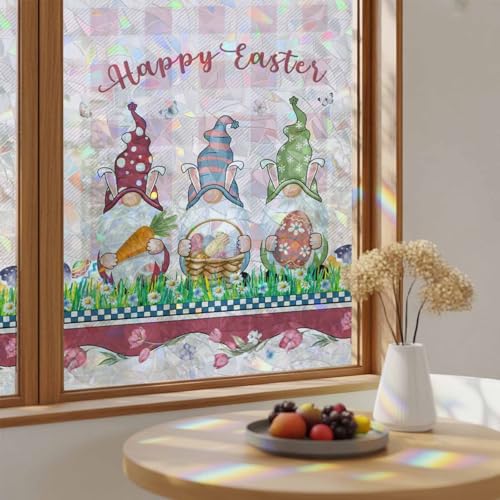 Película para ventana decorativa adhesiva estática 17.7x39.3 miniatura 1