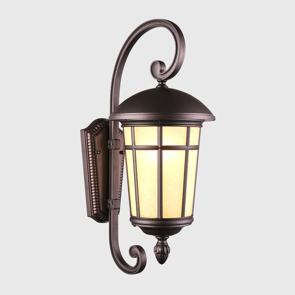 IVEKYKIBC Outdoor Lantern Wall Sconce Outside Lights Traditional Exterior Light Waterproof Porch Lighting Fixture Mount Patio Door Terrace Garden Lamps