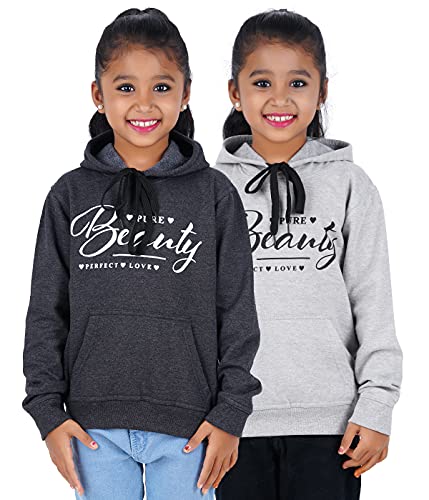 Image of FLEXIMAA Boy's & Girl's Hooded Neck Printed Full Sleeve Hoodies with Pocket