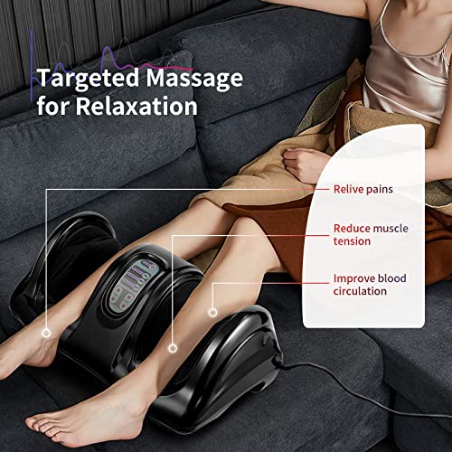 Image of Giantex Shiatsu Foot Massager Machine for Feet, Leg Calf Ankle, Relieve Pain Spa Gift Deep Kneading Rolling Massage, Electric Shiatsu Foot Massager w /Remote, 4 Modes, Black