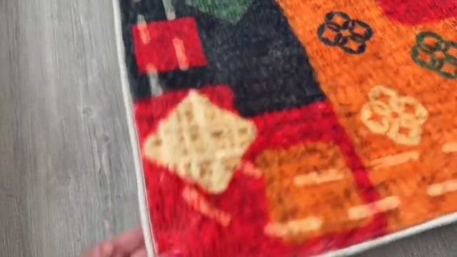 Tapete geométrico patchwork 5x7 ft lavable antideslizante miniatura 7