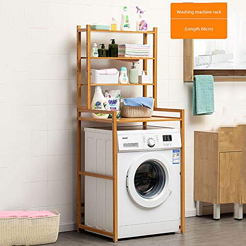 Massivholz-Toilettenregal, Badezimmer-Lagerregal, Toilettenboden-Lagerregal, Gute Stabilität, Starke Tragfähigkeit