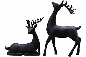 Mesmerizing Black Velvet Reindeer for Festive Elegance