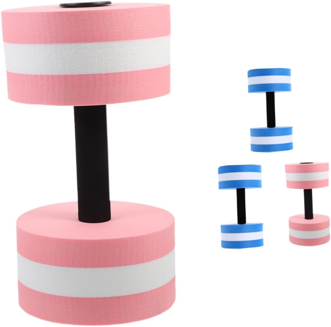 Yardwe 4Pcs Floating Dumbbells for Water Aerobics Fitness Equipment Ergonomic Design for Comfortable Grip Enhance Workout Fun Stability for Swimming Strength