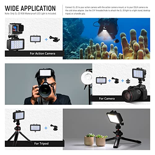 NEEWER Luce subacquea subacquea RGB,131ft/40m IPX8...