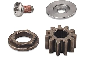 Compatible Steering Shaft Pinion Gear Kit with Rod Cap for MTD Cub Cadet Lawn Tractors