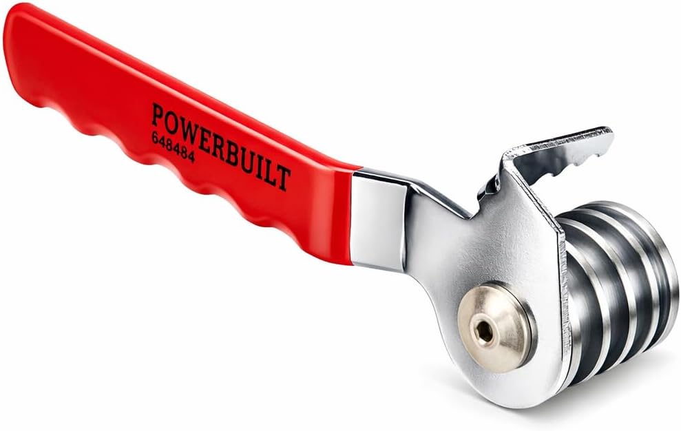 Powerbuilt 648484 Deluxe Tubing Bender, Bend brass, copper, aluminum and brake tubing up to 360°, Sizes: 3/16 inch (5 mm) 1/4 inch (6 mm) 5/16 inch (8 mm) 3/8 inch (9 mm) - 648484