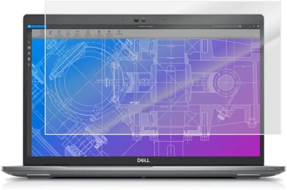 Engo Dell Precision 3571 15.6 inç Mat Ekran Koruyucu Şeffaf