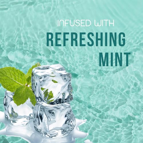Image of Shower Gel With Refreshing Mint Gentle Cleansing Hydrates Refreshment Skin Body Wash for Women & Men with Skin Conditioners for Radiant Glow & Moisturised - 250ml - Pack Of 3