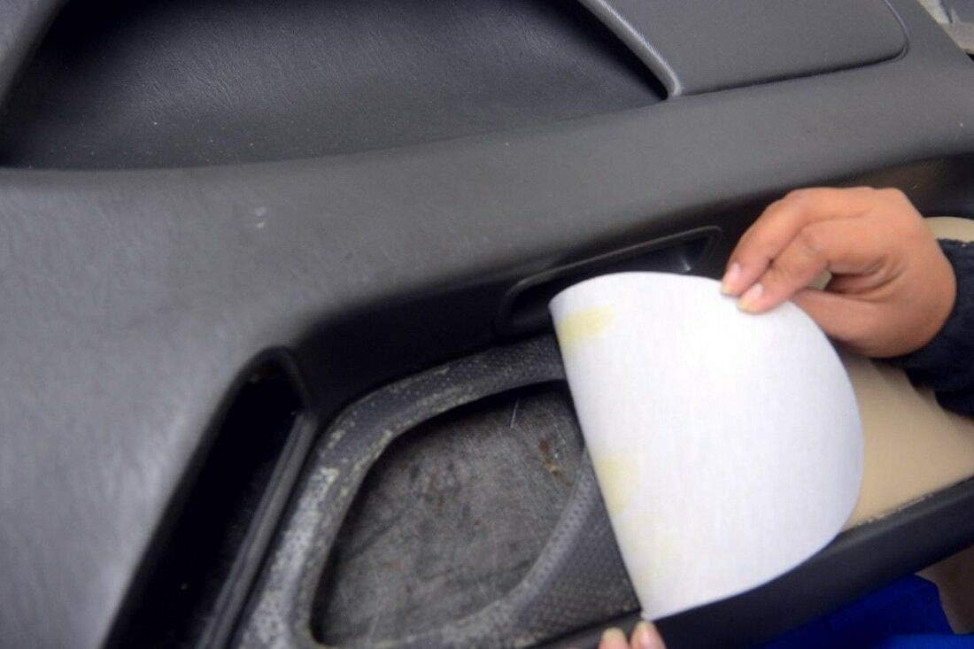 PVC Leather Front Insert Door Panel Cover Compatible with 2001-2007 Ford Escape Beige