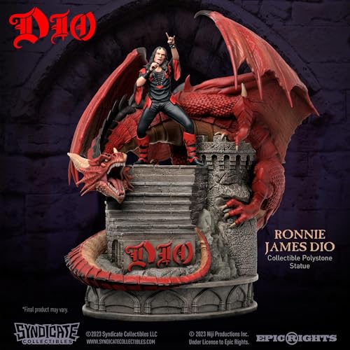 Estatua Premium Ronnie James Dio 1:10 en Polystone miniatura 3