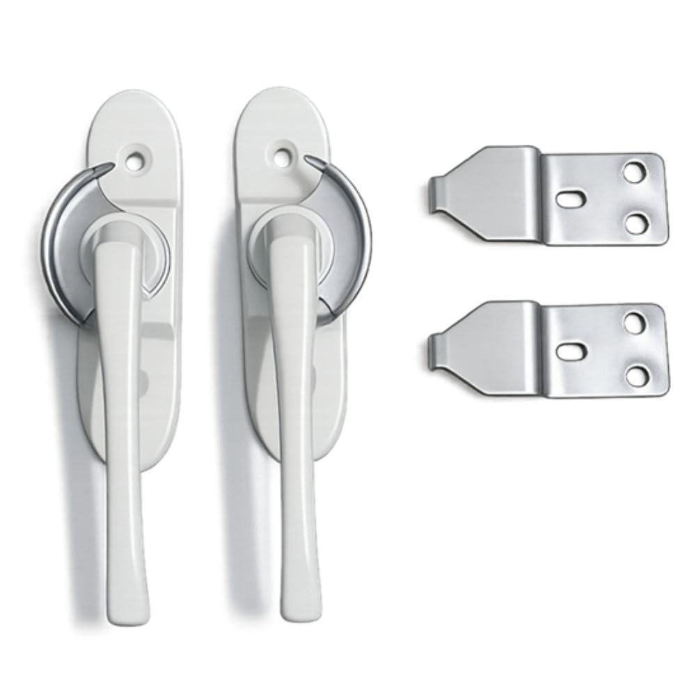 Aluminium UPVC Sliding Window Crescent Lock | Heavy Duty Window Lock for UPVC & Aluminium Sliding Windows | Secure Crescent Catch Lock | Easy Installation | Pack of 2-picture-38