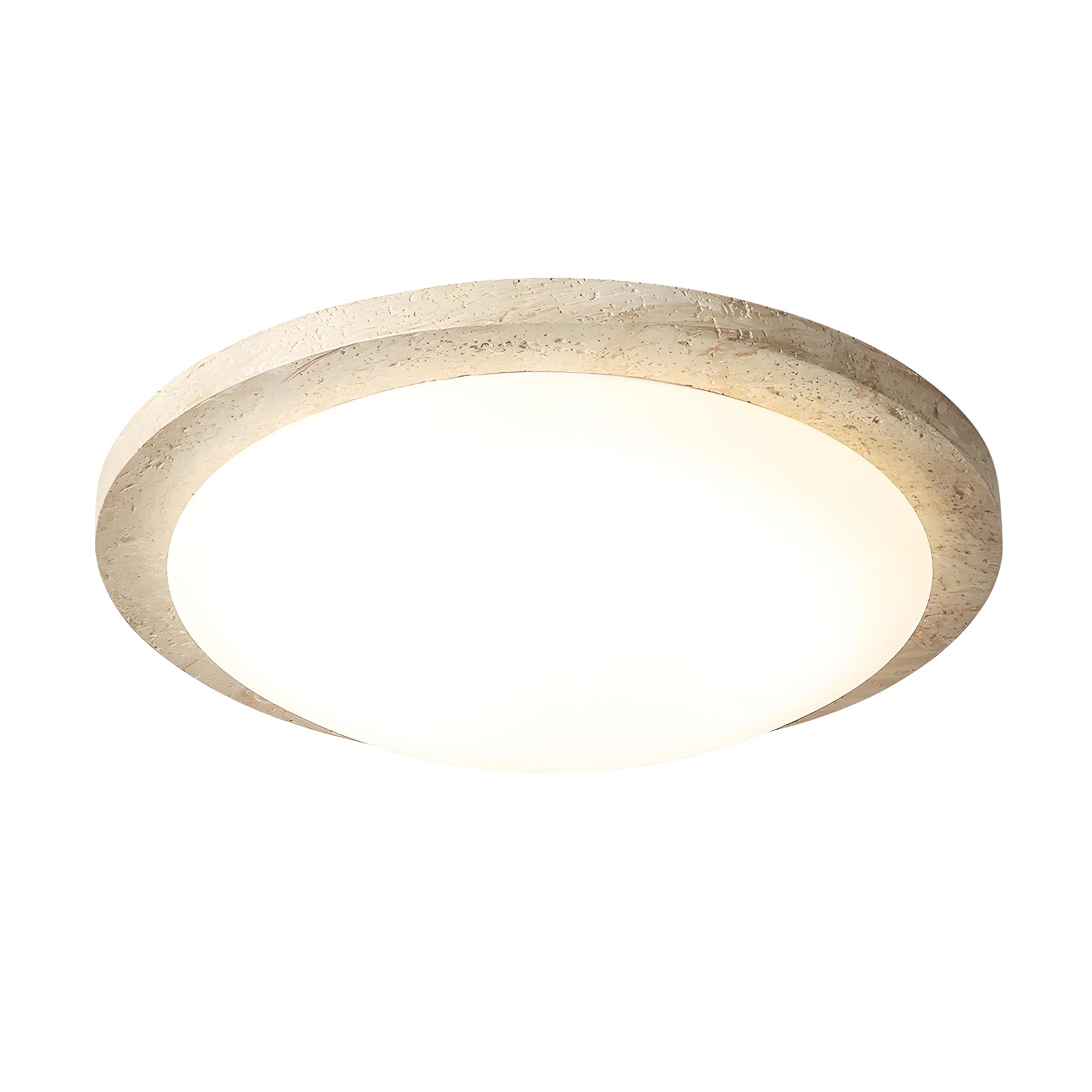 YNVIOZM Vintage LED Ceiling Lights Flush Mount Wabi Sabi Resin Body Close-to-Ceiling LED Light Mid Century Farmhouse Round Lighting Fixtures For Bedroom Living Room Laundry Room Hallway Kitchen Bedroo