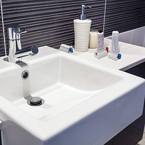 Chengu 6 Pieces Toothpaste Squeezer Rolling Tube Toothpaste Seat Holder Stand Rotate Toothpaste Dispenser For Bathroom #TOP3