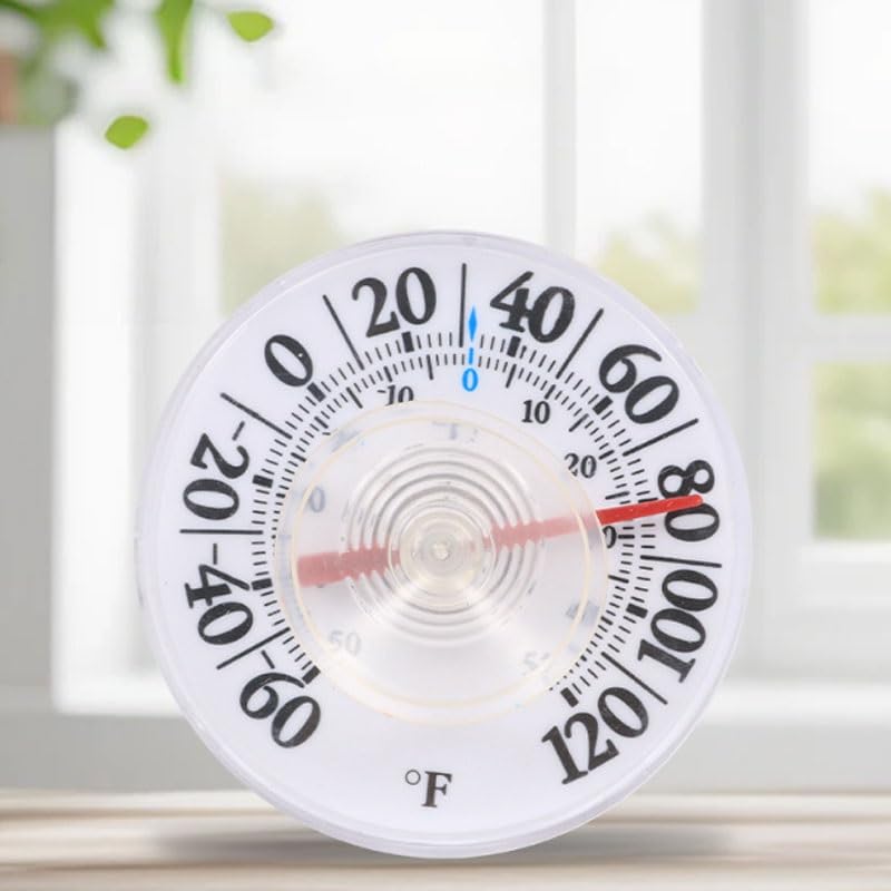 Outdoor Thermometer Temperature Measuring Sticker Wall Mounted Gauge