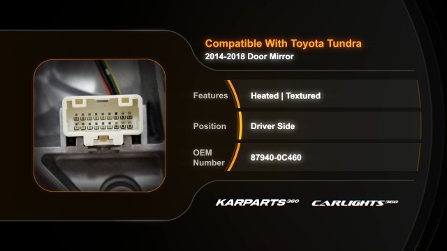 Amazon.com: For Toyota Tundra 2014 15 16 17 2018 Door Mirror