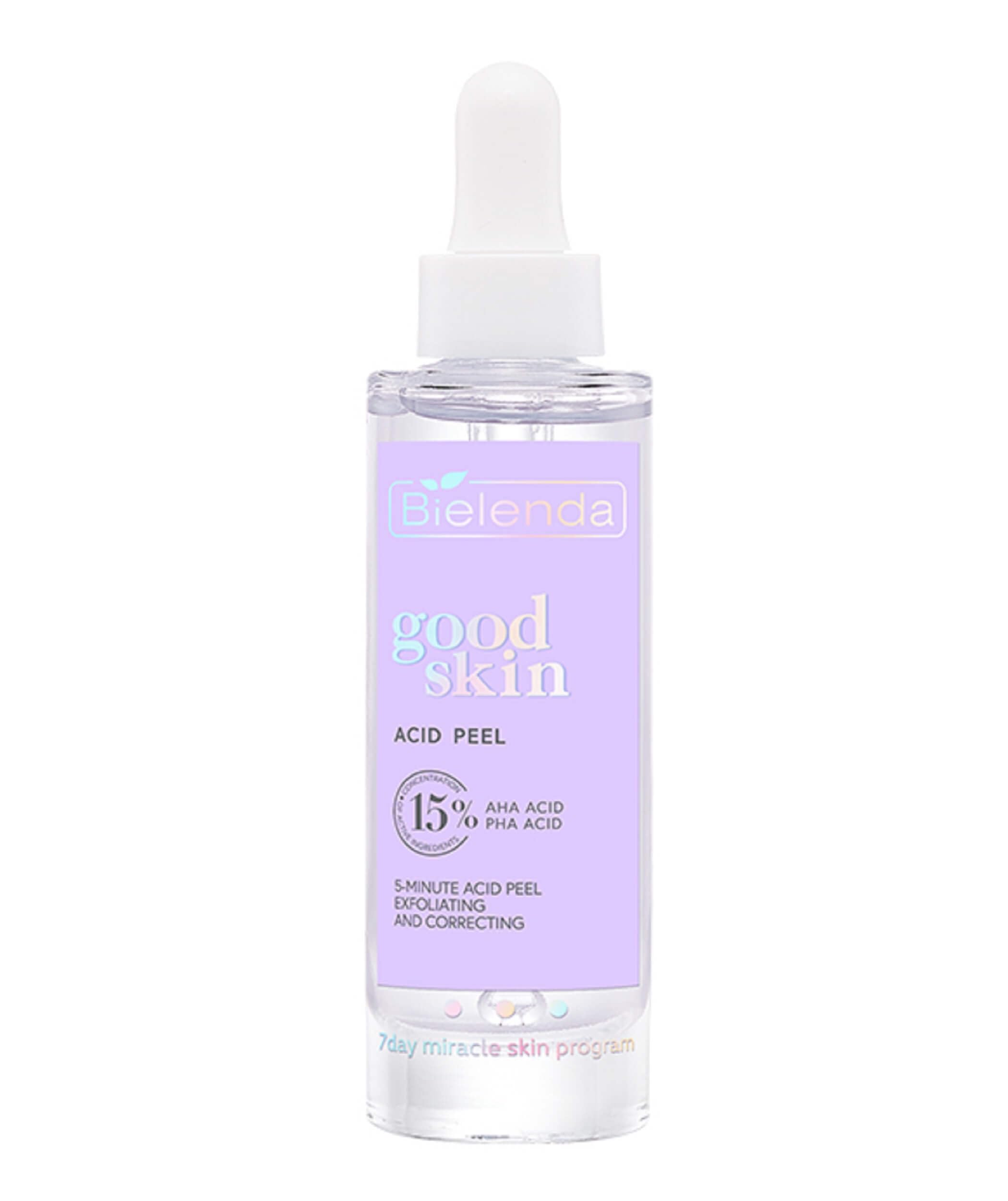 Good Skin Acid Peel 5 Minute Exfoliating and Corrective Acid Peel, AHA + PHA Acids, 30 g