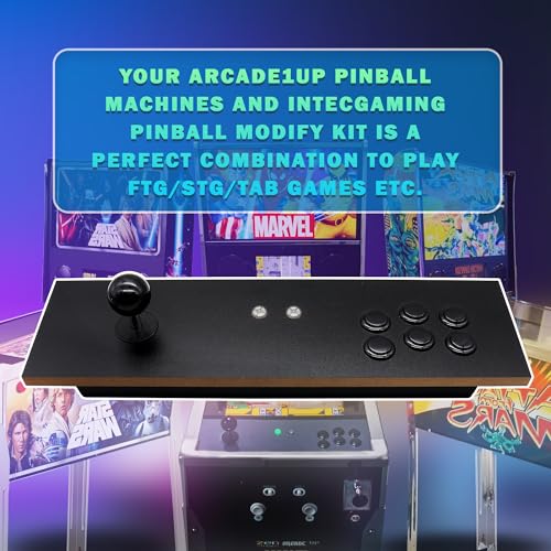 Switch Fighting Stick for Arcade1Up: Upgrade Your Pinball Experience with Custom Joysticks
