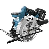 DESIGN FÜR SICHERHEIT UND ERGONOMIE: Dank des geringen Gewichts von 3.2kg ist WESCO Akku Handkreissäge einfach zu handhaben und auf beengtem Raum uneingeschränkt auszuführen.Motor an der seltenen Maschine gleicht die vordere und hintere Schwerkraft aus und sorgt für einen stabilen Betrieb; Das optimierte ergonomische Greifen erleichtert und bedient die Einhandbedienung.