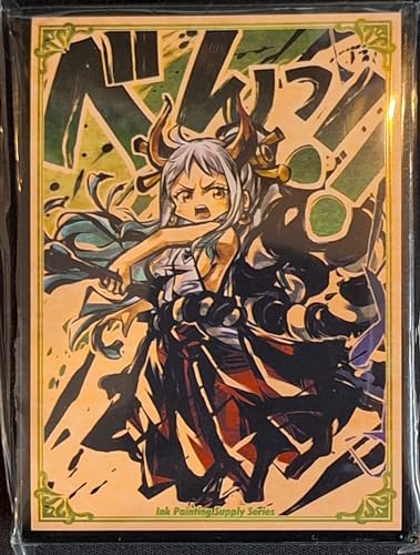 サンパン　墨絵SD スリーブ　プレイマット　ヤマト Amazon.co.jp: ワンピ ース ヤマト SD 墨絵風 スリーブ プレイ