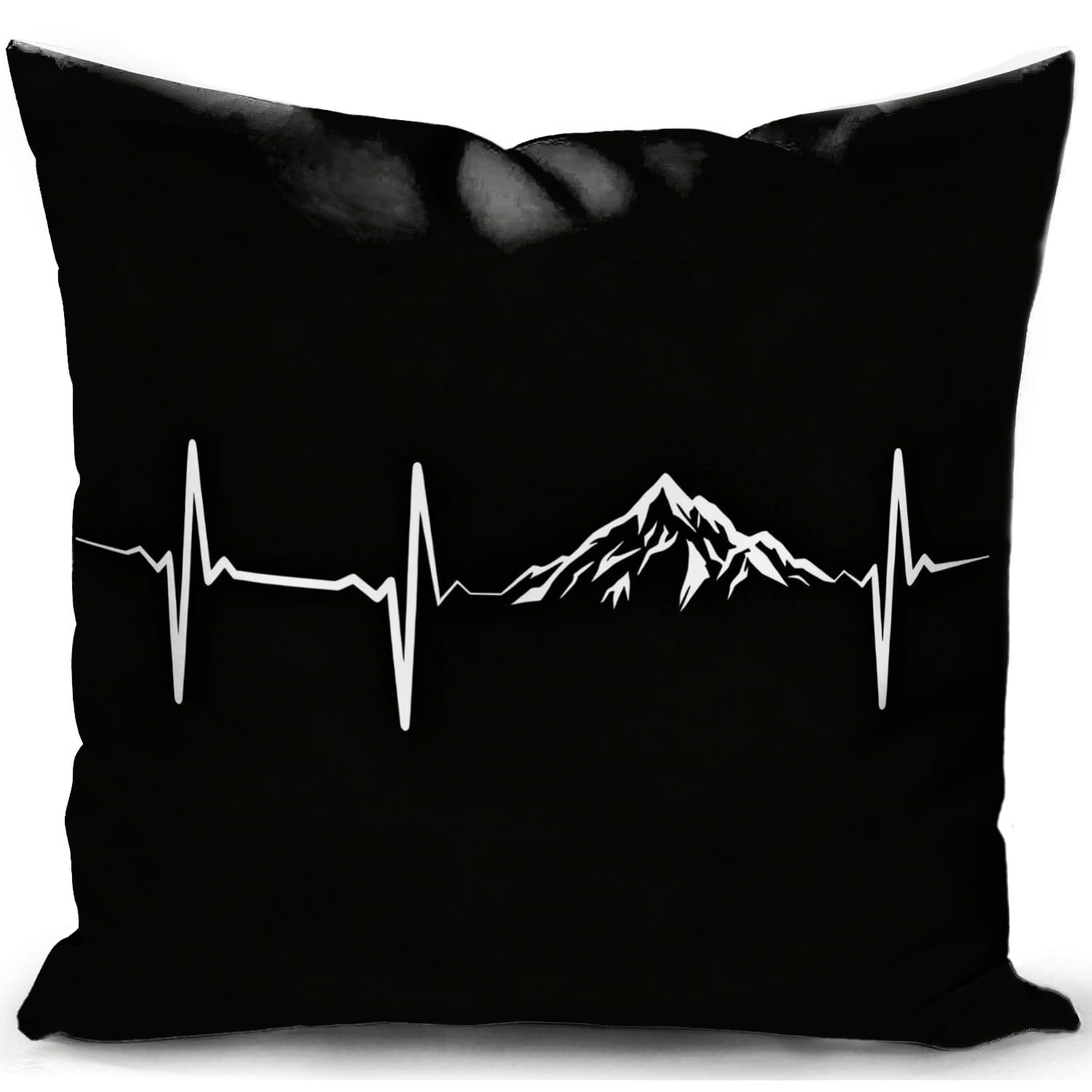 KUNQIAN Campervan Accessories UK Motorhome Caravan Gadgets Decor Cushion Cover Camping Pillow Holiday Decorations Camper Sofa 18"x18"(45x45cm) Black