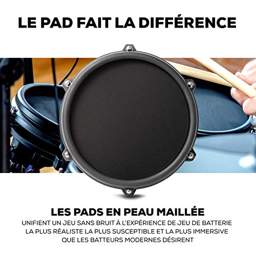 Alesis Nitro Mesh Kit & DRP100 – Batterie Électronique 8 Pièces en Peau Maillée & Casque Audio Circum-Auriculaires de… - Les Beatles, Paul McCartney, John Lennon, RIngo Starr, George Harrison Alesis Nitro Mesh Kit & DRP100 – Batterie Électronique 8 Pièces en Peau Maillée & Casque Audio Circum-Auriculaires de… – Image 5