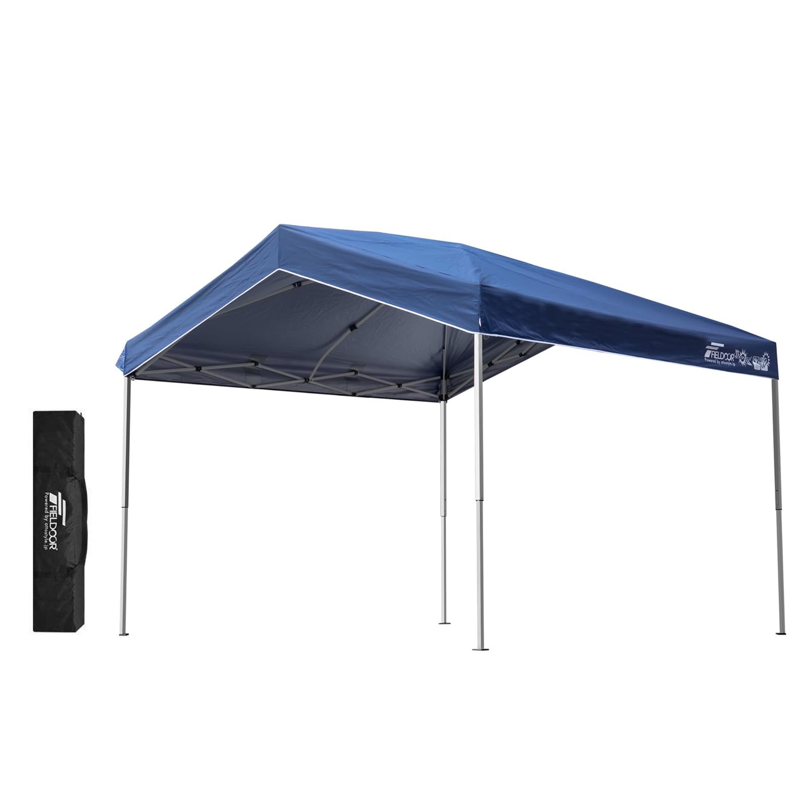 Amazon | FIELDOOR 切妻型ワンタッチタープテント 【4点ロック