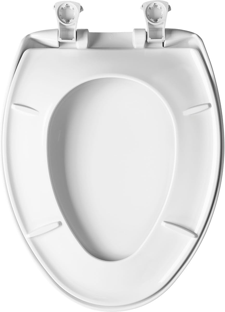 Plastic Elongated Toilet Seat Finish: Regency Blue