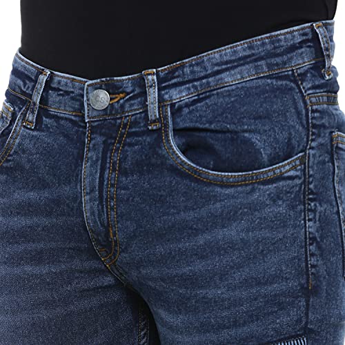 Image of CAHOOT Men's Denim Jeans for Regular Wear | Denim Fabric | Slim Fit | Jeans Crafted with Comfort Fit and High-Performance for Everyday Casual Wear