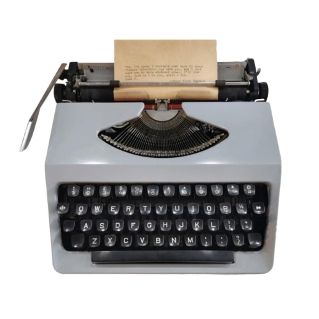 Vintage-Schreibmaschine, mechanisch, manuell, klassisch, hervorragend geeignet für Autoren, zum Schreiben, Notizen Machen, Romane