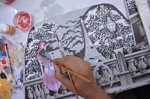 Anna by Anuschka Women's Hand Painted Leather Three Fold Organizer Wallet4