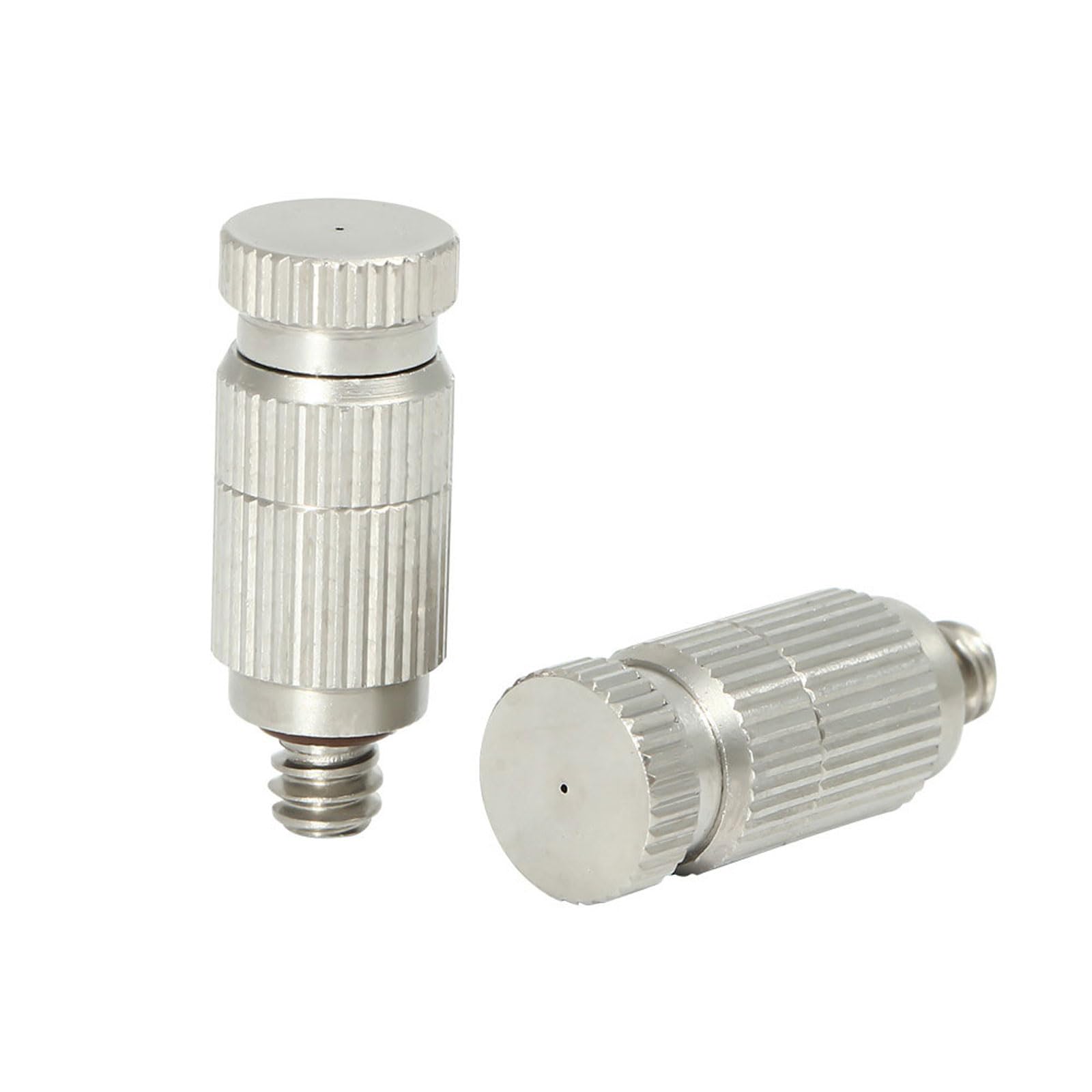 Ugelli nebulizzatori in ottone ad alta pressione, confezione da 10, in acciaio inossidabile 304, filettatura 10/24 UNC, orifizio multiplo (0,3 mm) per giardino e patio