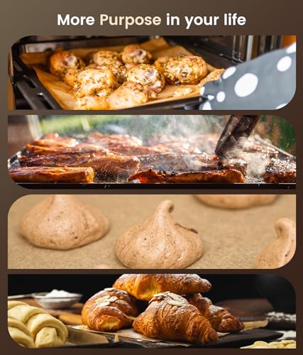 Amfocus PARCHMENT PAPER Sheets, Unbleached Baking Parchment Sheets, Precut Parchment Paper 12 X 16 In, Non-Stick Parchment Paper For Baking Grilling Air Fryer Steaming Bread Cake Cookie thumb #5