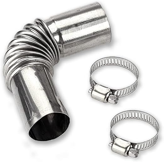 Manchon échappement 3 Pouces (76 Mm) – Pince Acier Inox Réglable Pour Joint Bout à Bout – Universel Sans Soudure