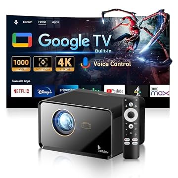 Projetor Bettdow AC1080 Full HD Google TV