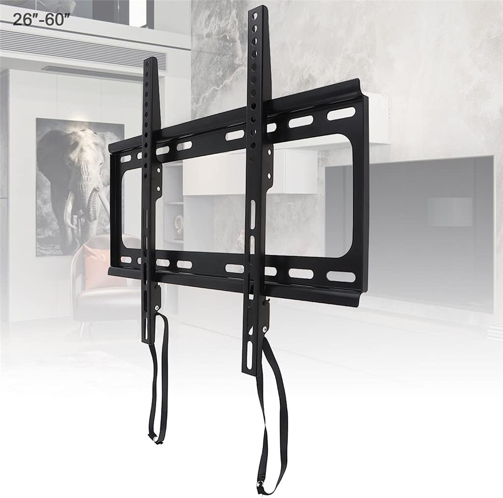 45kg 1.5mm Cold Ligation Board Tv Wall Mount Bracket Flat Panel Frame with Pull Rope for 26-60 Inch LCD Led Monitor