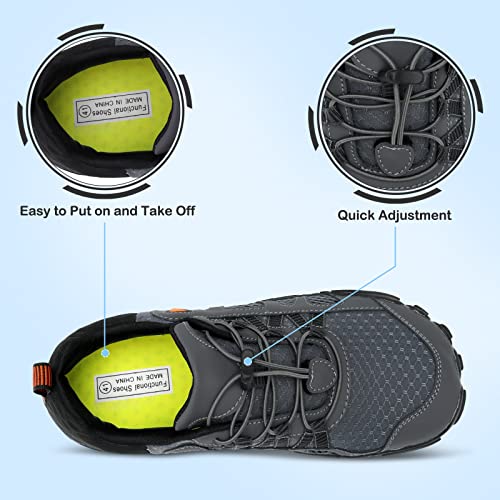 Image of L-RUN Barefoot Water Shoes Women Mens Aqua Sock Athletic Hiking Water Sports Shoes for Swim Beach Pool Sand Diving Walking