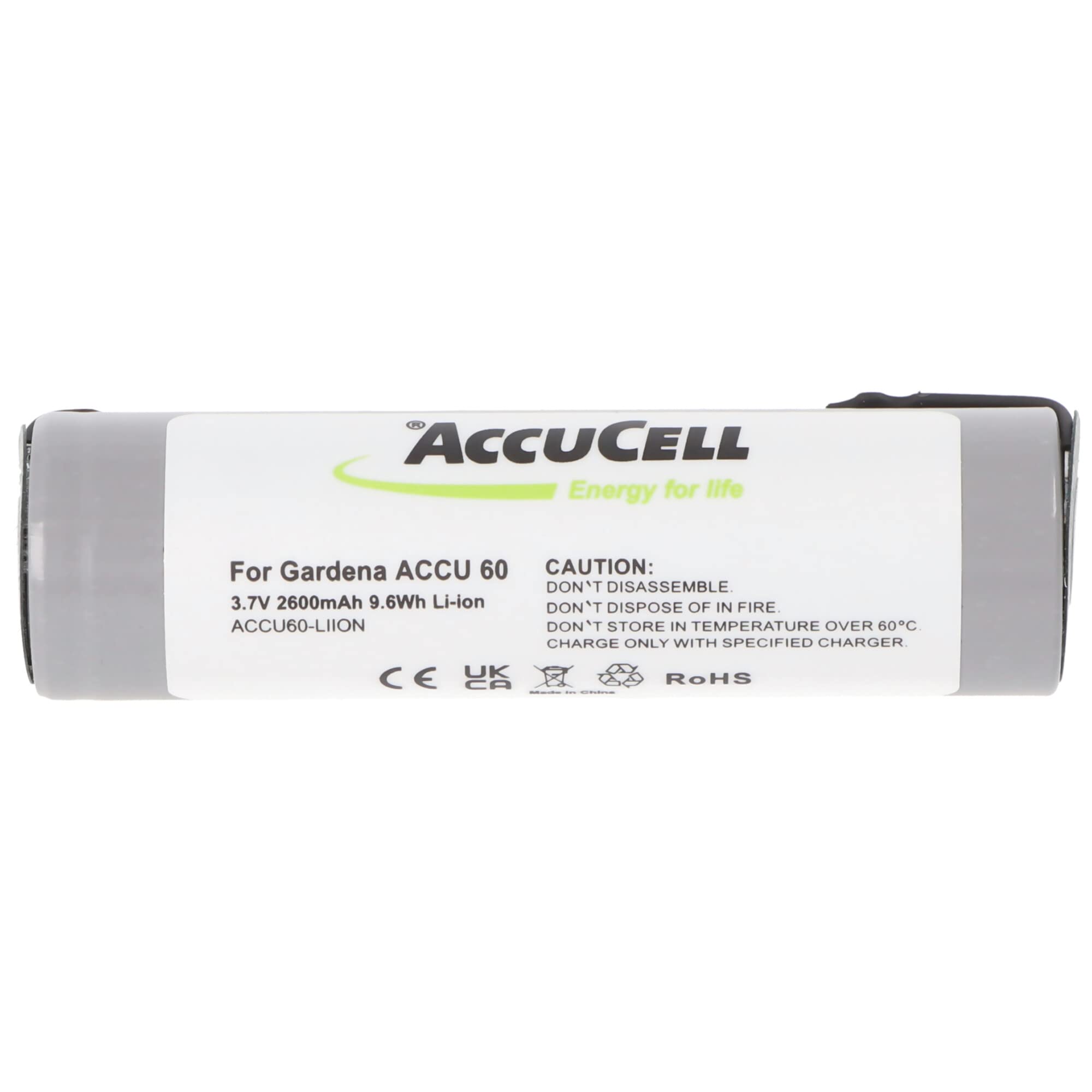 Batterie 2900mAh 3.7V Li-ion Compatible Gardena - Pour Cisailles à Gazon 8801, 8812, 8829, ClassicCut, Etc. - 9